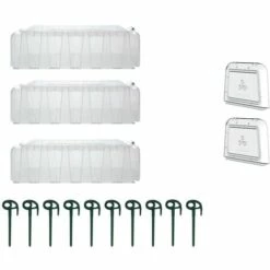 Graf Kit 3 Tunnels SUNNY Avec 2 Portes Et 10 Piquets