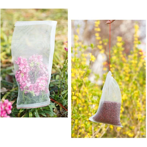 ZHUOXUAN Lot De 100 Sacs En Filet Anti-Insectes,Filet De Jardin Protection En Nylon,Sac Protection Fruits Et Plantes Réutilisables (15 X 10cm (100pcs)) 7 ZHUOXUAN Lot De 100 Sacs En Filet Anti-Insectes,Filet De Jardin Protection En Nylon,Sac Protection Fruits Et Plantes Réutilisables (15 X 10cm (100pcs)) – Image 5
