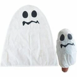 LITZEE Froid Preuve De Protection Des Végétaux Non-tissé Couverture, Hiver Chaud Couverture Frost, Hors Gel Couverture Sac à Cordonnet Pour Arbre/Arbuste/Potted 1pcs (Spooky)