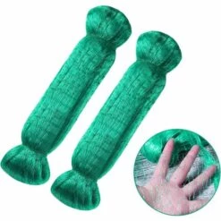 LITZEE Filet De Protection Oiseaux, Filet De Jardin Anti-Oiseau Anti-Feuilles Filet De Bassin En PE Pour Protéger Légumes Fruits Plantes Bassin Jardin Balcon Volaille Elevage, 2PCS 2*8M +10PCS Pointe De Terre+ 30PCS Cerclage -Protection Pour Végétaux Soldes 51555667 4