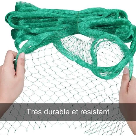 LITZEE Filet De Protection Oiseaux, Filet De Jardin Anti-Oiseau Anti-Feuilles Filet De Bassin En PE Pour Protéger Légumes Fruits Plantes Bassin Jardin Balcon Volaille Elevage, 2PCS 4*5M +10PCS Pointe De Terre+ 30PCS Cerclage 5 LITZEE Filet De Protection Oiseaux, Filet De Jardin Anti-Oiseau Anti-Feuilles Filet De Bassin En PE Pour Protéger Légumes Fruits Plantes Bassin Jardin Balcon Volaille Elevage, 2PCS 4*5M +10PCS Pointe De Terre+ 30PCS Cerclage – Image 3
