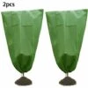 LITZEE 2pcs Paquets Sac De Protection Des Plantes, Couvre épaissie Couvre-gel Avec Cordon De Serrage, Veste Arbustive, Housse D'arbre Pour Gel Froide Gel Des Insectes Prévention Des Insectes 0.8*0.6m -Protection Pour Végétaux Soldes 51556228 1