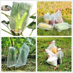 DECKON Lot De 50 Sacs En Filet Anti-Insectes,Filet De Jardin Protection En Nylon,Sac Protection Fruits Et Plantes Réutilisables,Sachet Pour Raisin Anti-Oiseaux Avec Cordon De Serrage (25 X 15cm (50pcs)) -Protection Pour Végétaux Soldes 52930891 5