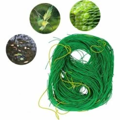 Sunshine Smile Filet Pour Plantes - 1,8 M X1.8 M - Filet De Support Pour Plantes Grimpantes - Pour Plantes Grimpantes, Serre De Jardin Irisfr Vert