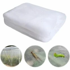 Filet De Jardin Filet Anti-Insectes Filet De Légumes, Filet Anti-Insectes De Jardin Blanc Protection Pour Plantes Fleurs Légumes Fruits Irisfr 2.5*6m