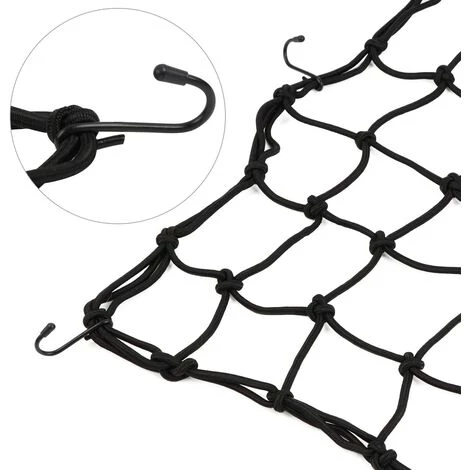 Filet Pour Salle De Culture Hydroponique, Filet De Pression Pour Plantes, Grille élastique, Filet De Support Pour Tente, Grille Avec Crochet élastique, 70cm X 70cm Irisfr Noir 4 Filet Pour Salle De Culture Hydroponique, Filet De Pression Pour Plantes, Grille élastique, Filet De Support Pour Tente, Grille Avec Crochet élastique, 70cm X 70cm Irisfr Noir – Image 2