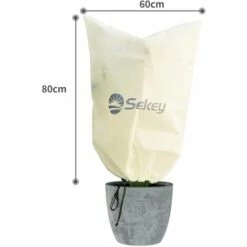 Sekey Housse D'hivernage Non Tissée 80g/m² Pour Plante, Beige 80x60cm 10 Sekey Housse D'hivernage Non Tissée 80g/m² Pour Plante, Beige 80x60cm -Protection Pour Végétaux Soldes 53054792 4