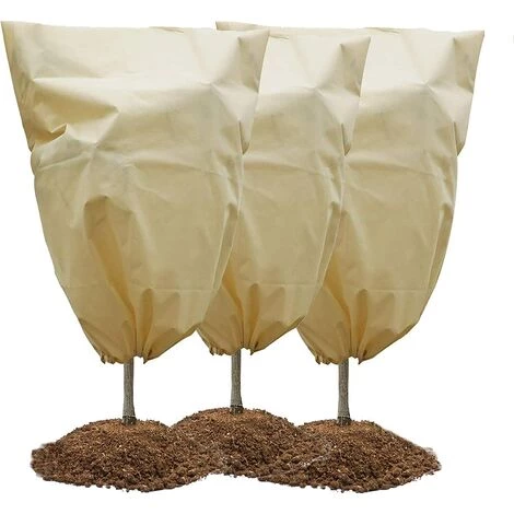 SUPERMARKET Couverture Pour Protection Contre Le Gel, Voile Dhivernage Rouleau Plante RéUtilisable, Ajustable Avec Cordon De Serrage à GlissièRe, Pour Arbre, Plantes De Balcon Tente Respirante (100*80cm-3pcs),beige,Superma 3 SUPERMARKET Couverture Pour Protection Contre Le Gel, Voile Dhivernage Rouleau Plante RéUtilisable, Ajustable Avec Cordon De Serrage à GlissièRe, Pour Arbre, Plantes De Balcon Tente Respirante (100*80cm-3pcs),beige,Superma