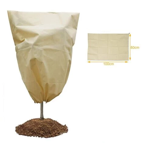SUPERMARKET Couverture Pour Protection Contre Le Gel, Voile Dhivernage Rouleau Plante RéUtilisable, Ajustable Avec Cordon De Serrage à GlissièRe, Pour Arbre, Plantes De Balcon Tente Respirante (100*80cm-3pcs),beige,Superma 4 SUPERMARKET Couverture Pour Protection Contre Le Gel, Voile Dhivernage Rouleau Plante RéUtilisable, Ajustable Avec Cordon De Serrage à GlissièRe, Pour Arbre, Plantes De Balcon Tente Respirante (100*80cm-3pcs),beige,Superma – Image 2