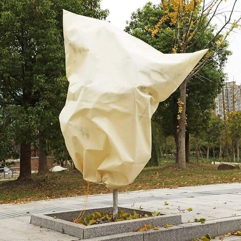 SUPERMARKET Couverture Pour Protection Contre Le Gel, Voile Dhivernage Rouleau Plante RéUtilisable, Ajustable Avec Cordon De Serrage à GlissièRe, Pour Arbre, Plantes De Balcon Tente Respirante (100*80cm-3pcs),beige,Superma 5 SUPERMARKET Couverture Pour Protection Contre Le Gel, Voile Dhivernage Rouleau Plante RéUtilisable, Ajustable Avec Cordon De Serrage à GlissièRe, Pour Arbre, Plantes De Balcon Tente Respirante (100*80cm-3pcs),beige,Superma – Image 3