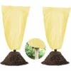 SUPERMARKET 2 PCS Housse D'Hivernage, Voile DHivernage, Housse Hivernage Pour Plantes, Housse Hivernage, Housse D Hivernage, Housse D'Hivernage Pour Plante, Housses De Protection Pour Plantes 100x80 Cm,beige，Superma -Protection Pour Végétaux Soldes 53315068 1