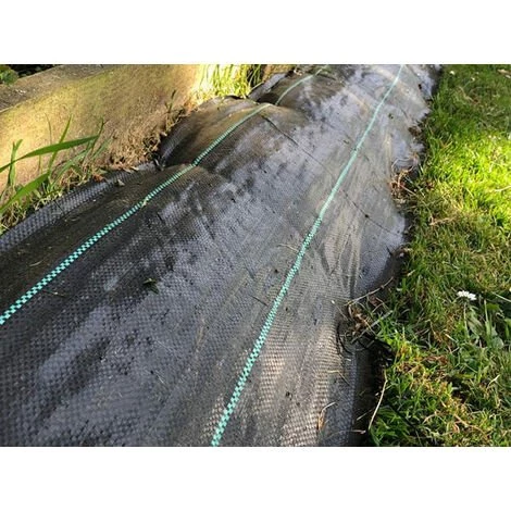 MAILLESTORE Toile De Paillage - Noir - 130gr/m² Noir 1.25m X 100m - Noir 3 MAILLESTORE Toile De Paillage - Noir - 130gr/m² Noir 1.25m X 100m - Noir