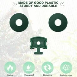 TANABATA 200 Pièces Clips De Torsion De Serre Clips De Fixation De Serre En Plastique Et Rondelles Clips D'Angle D'Extension De Serre Pour Isolation De Serre En Aluminium Ombrage De Filet 11 TANABATA 200 Pièces Clips De Torsion De Serre Clips De Fixation De Serre En Plastique Et Rondelles Clips D'Angle D'Extension De Serre Pour Isolation De Serre En Aluminium Ombrage De Filet -Protection Pour Végétaux Soldes 53775963 5