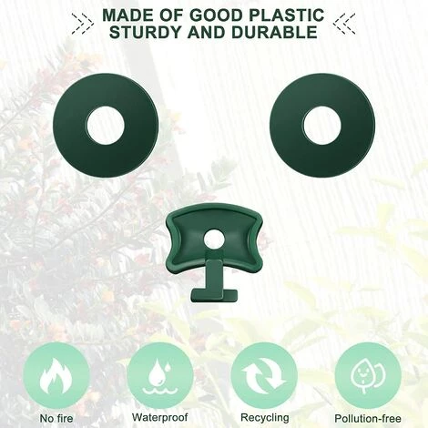 TANABATA 200 Pièces Clips De Torsion De Serre Clips De Fixation De Serre En Plastique Et Rondelles Clips D'Angle D'Extension De Serre Pour Isolation De Serre En Aluminium Ombrage De Filet 7 TANABATA 200 Pièces Clips De Torsion De Serre Clips De Fixation De Serre En Plastique Et Rondelles Clips D'Angle D'Extension De Serre Pour Isolation De Serre En Aluminium Ombrage De Filet – Image 5