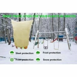 TINOR Hivernage Plante, Housse Hivernage Plante,180 X 120cm Protection Plantes, Housse D’Hivernage, Housse De Protection Pour Plantes Housse D'hivernage Réutilisable -Protection Pour Végétaux Soldes 54497231 2