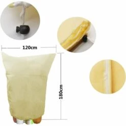 TINOR Hivernage Plante, Housse Hivernage Plante,180 X 120cm Protection Plantes, Housse D’Hivernage, Housse De Protection Pour Plantes Housse D'hivernage Réutilisable -Protection Pour Végétaux Soldes 54497231 5