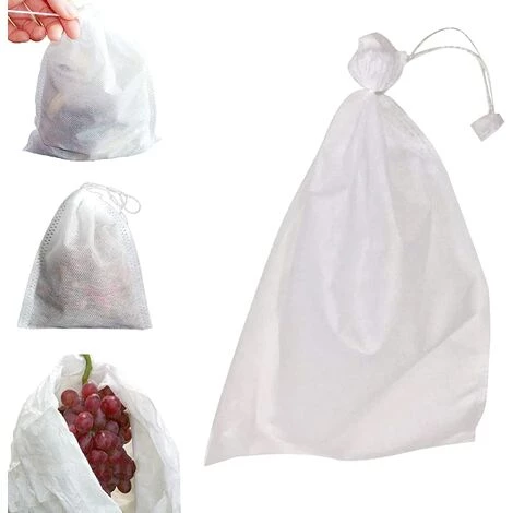 Filets De Protection Contre Insectes Et Oiseaux, Sac De Protection Des Fruits Avec Cordon, Sac De Protection Raisin, Protéger Fruits, Fleurs, Légumes, Imperméabiliser, Respirant, 30 X 20 Cm, 100 Pièces Betterlife 3 Filets De Protection Contre Insectes Et Oiseaux, Sac De Protection Des Fruits Avec Cordon, Sac De Protection Raisin, Protéger Fruits, Fleurs, Légumes, Imperméabiliser, Respirant, 30 X 20 Cm, 100 Pièces Betterlife