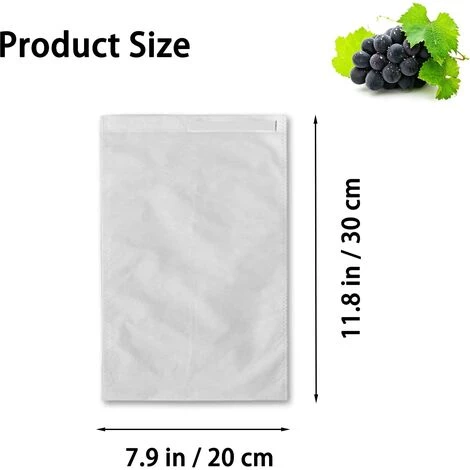 Filets De Protection Contre Insectes Et Oiseaux, Sac De Protection Des Fruits Avec Cordon, Sac De Protection Raisin, Protéger Fruits, Fleurs, Légumes, Imperméabiliser, Respirant, 30 X 20 Cm, 100 Pièces Betterlife 5 Filets De Protection Contre Insectes Et Oiseaux, Sac De Protection Des Fruits Avec Cordon, Sac De Protection Raisin, Protéger Fruits, Fleurs, Légumes, Imperméabiliser, Respirant, 30 X 20 Cm, 100 Pièces Betterlife – Image 3