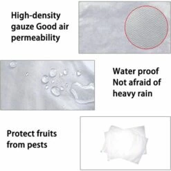 Filets De Protection Contre Insectes Et Oiseaux, Sac De Protection Des Fruits Avec Cordon, Sac De Protection Raisin, Protéger Fruits, Fleurs, Légumes, Imperméabiliser, Respirant, 30 X 20 Cm, 100 Pièces Betterlife 10 Filets De Protection Contre Insectes Et Oiseaux, Sac De Protection Des Fruits Avec Cordon, Sac De Protection Raisin, Protéger Fruits, Fleurs, Légumes, Imperméabiliser, Respirant, 30 X 20 Cm, 100 Pièces Betterlife -Protection Pour Végétaux Soldes 54972055 4