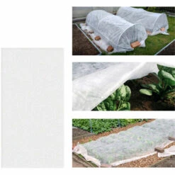 SUPERSELLER Voile D'hivernage Couverture Végétale Antigel Haute Ténacité Résistante Aux Déchirures Anti-poussière Respirante Non Tissée Couverture Végétale Résistante Au Froid - 9m -Protection Pour Végétaux Soldes 55274061 2