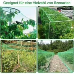 BRIDAY Filet De Protection Contre Les Oiseaux - Maille Fine - 2 X 10 M - Filet De Protection Pour Les Plantes - Filet De Jardin Pour Arbres Fruitiers Contre Les Démangeaisons D'oiseaux *2pc -Protection Pour Végétaux Soldes 55389787 5
