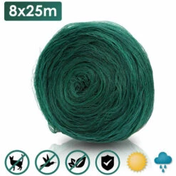 VINGO Filet D'étang 8x25M Filet De Bassin Filet De Jardin Vert Filet Anti-o Filet De Couverture D'étang De Jardin Filet Maille Protéger - Vert 8 VINGO Filet D'étang 8x25M Filet De Bassin Filet De Jardin Vert Filet Anti-o Filet De Couverture D'étang De Jardin Filet Maille Protéger - Vert -Protection Pour Végétaux Soldes 55434085 2