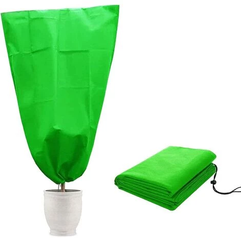 Fei Yu Housse De Protection Des Plantes, 2 Pièces Vert Sac De Réchauffement Des Plantes D'hiver, Housse De Protection Contre Le Gel Avec Cordon De Serrage Pour Fleurs D'extérieur Et Arbustes (80x100 CM ) 3 Fei Yu Housse De Protection Des Plantes, 2 Pièces Vert Sac De Réchauffement Des Plantes D'hiver, Housse De Protection Contre Le Gel Avec Cordon De Serrage Pour Fleurs D'extérieur Et Arbustes (80x100 CM )