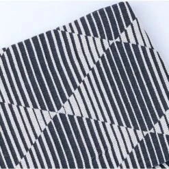 LUCKY-88 Mobilier D'intérieur Décoration Objets Décoratifs Drapeau De Table Motif Géométrique Jacquard Coton Et Lin Noir Et Blanc (32,5*220cm, Dégradé Losanges) -Protection Pour Végétaux Soldes 56330144 4