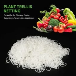 BENOBBY KIDS Filet De Jardin Blanc 1,35 X 2,7 M Filet De Treillis En Polyester Filet De Pois Pour Haricots Fruits Plantes Grimpantes -Protection Pour Végétaux Soldes 56862058 2