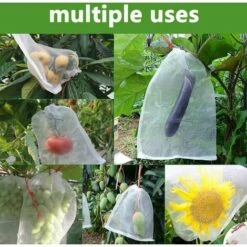 BENOBBY KIDS 100 Sacs De Protection Des Fruits, Sacs En Filet Réutilisables, Sacs En Filet De Jardin 10x15, Protègent Les Légumes, Les Fruits, Les Fleurs, Les Plantes Contre Les Parasites, Les Oiseaux, Les écureuils, Les Moustiques, Le Filet Avec Cordon De Serrage 10 BENOBBY KIDS 100 Sacs De Protection Des Fruits, Sacs En Filet Réutilisables, Sacs En Filet De Jardin 10x15, Protègent Les Légumes, Les Fruits, Les Fleurs, Les Plantes Contre Les Parasites, Les Oiseaux, Les écureuils, Les Moustiques, Le Filet Avec Cordon De Serrage -Protection Pour Végétaux Soldes 56862699 4
