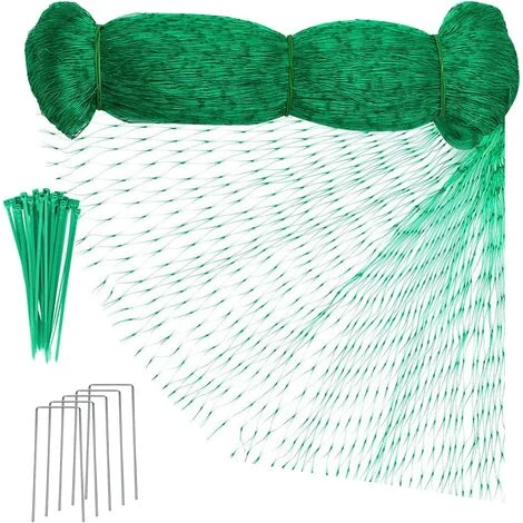 AIDUCHO 2m X 5m Filet Anti Oiseaux Filet De Protection Jardin Filet Potager Arbre Fruitier Avec 10 Piquets De Jardin En Forme De U Et 30 Attaches De Câble Pour Plante Potager Bassin De Jardin 3 AIDUCHO 2m X 5m Filet Anti Oiseaux Filet De Protection Jardin Filet Potager Arbre Fruitier Avec 10 Piquets De Jardin En Forme De U Et 30 Attaches De Câble Pour Plante Potager Bassin De Jardin