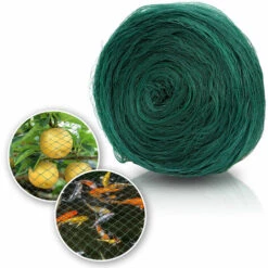 SWANEW Filet D'étang 2x5M Filet De Bassin Filet De Jardin Vert Filet Anti-o Filet De Couverture D'étang De Jardin Filet Maille Protéger - Vert