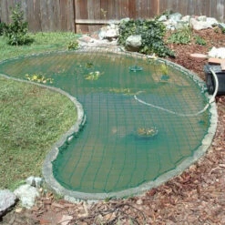 SWANEW Filet De Protection Piscine Filet Pour Bassin Polyéthylène Filet De Bassin Filet De Jardin Vert Filet Anti-o Filet De Couverture D'étang De Jardim 4x5M - Vert -Protection Pour Végétaux Soldes 57503572 4