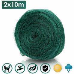 SWANEW Filet De Protection Piscine Filet Pour Bassin Polyéthylène Filet De Bassin Filet De Jardin Vert Filet Anti-o Filet De Couverture D'étang De Jardim 2x10M - Vert 8 SWANEW Filet De Protection Piscine Filet Pour Bassin Polyéthylène Filet De Bassin Filet De Jardin Vert Filet Anti-o Filet De Couverture D'étang De Jardim 2x10M - Vert -Protection Pour Végétaux Soldes 57503574 2