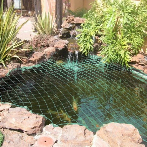 SWANEW Filet De Protection Piscine Filet Pour Bassin Polyéthylène Filet De Bassin Filet De Jardin Vert Filet Anti-o Filet De Couverture D'étang De Jardim 2x10M - Vert 6 SWANEW Filet De Protection Piscine Filet Pour Bassin Polyéthylène Filet De Bassin Filet De Jardin Vert Filet Anti-o Filet De Couverture D'étang De Jardim 2x10M - Vert – Image 4