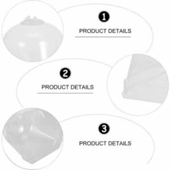 MACARON Cloche De Jardin Plante Dôme Cloche Couverture Plantes Couvre Le Gel Garde Protection Contre Le Gel Pour Les Plantes De Jardin En Plein Air Outils Jardin Accessoires 10 Pièces（7*7cm）LO-Ron -Protection Pour Végétaux Soldes 57779693 4