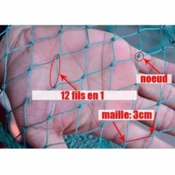 AUTRES Filet à Volaille 20mX1.5m Filet De Protection Pour Poules Oies Dindons Etc - Vert -Protection Pour Végétaux Soldes 58078625 3