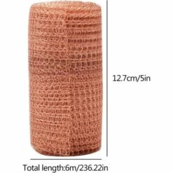 AIDUCHO Grillage Anti Rongeur De Haute Qualité, 100% Cuivre Anti Limace Escargot Souris Rat Oiseaux Nematodes Ferramol, Filet De Cuivre Tricot Pour L'intérieur, Le Jardin(6 Mètres) -Protection Pour Végétaux Soldes 58196541 5