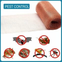 AIDUCHO Grillage Anti Rongeur De Haute Qualité, 100% Cuivre Anti Limace Escargot Souris Rat Oiseaux Nematodes Ferramol, Filet De Cuivre Tricot Pour L'intérieur, Le Jardin(9 Mètres) 9 AIDUCHO Grillage Anti Rongeur De Haute Qualité, 100% Cuivre Anti Limace Escargot Souris Rat Oiseaux Nematodes Ferramol, Filet De Cuivre Tricot Pour L'intérieur, Le Jardin(9 Mètres) -Protection Pour Végétaux Soldes 58196625 3