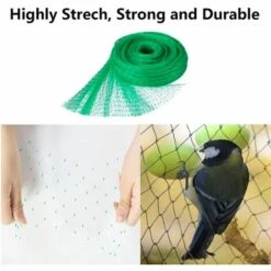 LTS FAFA Filet De Protection 4 X 6m Filet De Anti-oiseaux Pour Arbres Fruitiers Cl?ture Et Animaux Filet En Pour L¨¦gumes Jardin Filet Pour Arbre Et Parterre De Fleurs ?lastique, R¨¦sistant ¨¤ La D¨¦chirure -Protection Pour Végétaux Soldes 58368758 5