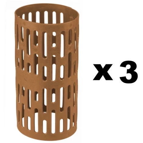 GT GARDEN Lot De 3 Manchons De Protection Marron Pour Troncs D'arbre 3 GT GARDEN Lot De 3 Manchons De Protection Marron Pour Troncs D'arbre