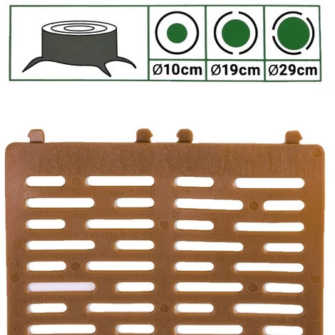 GT GARDEN Lot De 3 Manchons De Protection Marron Pour Troncs D'arbre 4 GT GARDEN Lot De 3 Manchons De Protection Marron Pour Troncs D'arbre – Image 2