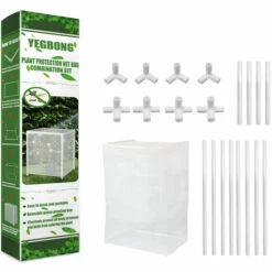 TANCYCO Filet De Protection Contre Les Insectes Avec Support 20 Pouces Filet De Protection Contre Les Oiseaux Filet Anti-insectes De Jardin Pour Légumes Fruits Fleurs Serre Protection Des Plantes -Protection Pour Végétaux Soldes 58894082 2