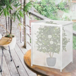 TANCYCO Filet De Protection Contre Les Insectes Avec Support 20 Pouces Filet De Protection Contre Les Oiseaux Filet Anti-insectes De Jardin Pour Légumes Fruits Fleurs Serre Protection Des Plantes -Protection Pour Végétaux Soldes 58894082 4