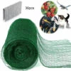 FREOSEN Filet à Volaille 30mX1.5m Filet De Protection Pour Poules Oies Dindons Etc + 30 Piquets De Terre - Filet De Protection Contre Les Oiseaux 2 FREOSEN Filet à Volaille 30mX1.5m Filet De Protection Pour Poules Oies Dindons Etc + 30 Piquets De Terre - Filet De Protection Contre Les Oiseaux -Protection Pour Végétaux Soldes 59039002 1