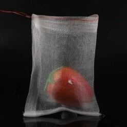 LTS FAFA Lot De 100 Sacs De Protection Pour Fruits, Sac à Insectes Avec Cordon De Serrage En Maille, Accessoires De Jardin Domestique -Protection Pour Végétaux Soldes 59153973 5
