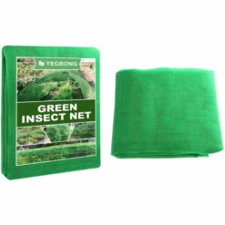 QERSTA Filet Anti-insectes Vert, Polyéthylène, Serre De Plantes De Jardin Filet Anti-oiseaux Et Anti-insectes 2*5 Mètres