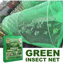 QERSTA Filet Anti-insectes Vert, Polyéthylène, Serre De Plantes De Jardin Filet Anti-oiseaux Et Anti-insectes 2*5 Mètres -Protection Pour Végétaux Soldes 59292610 3