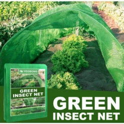 QERSTA Filet Anti-insectes Vert, Polyéthylène, Serre De Plantes De Jardin Filet Anti-oiseaux Et Anti-insectes 2*5 Mètres -Protection Pour Végétaux Soldes 59292610 5