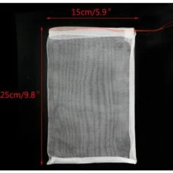 LYCXAMES Sacs De Protection Pour Arbres Fruitiers, 100 PCS 6x10 Inch Fruit Protection Netting With Drawstring, Garden Plant Protector Mesh Cover Bag For Grape, Tomato, Banana, Peach, Apple, Flower -Protection Pour Végétaux Soldes 59303635 4